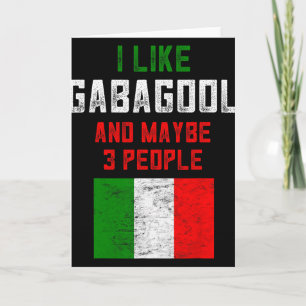 Gabagool Shirt Men New Jersey Meat Lover Italian C Card
