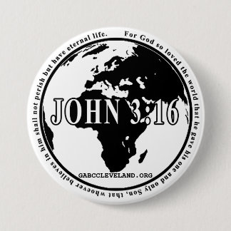 GABC John 3:16 Circular pin