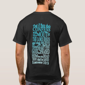 GABC WiM Romans 10:9 T Black 1 T-Shirt