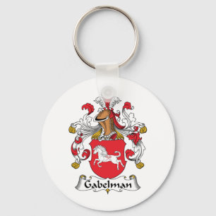 Gabelman Family Crest Key Ring