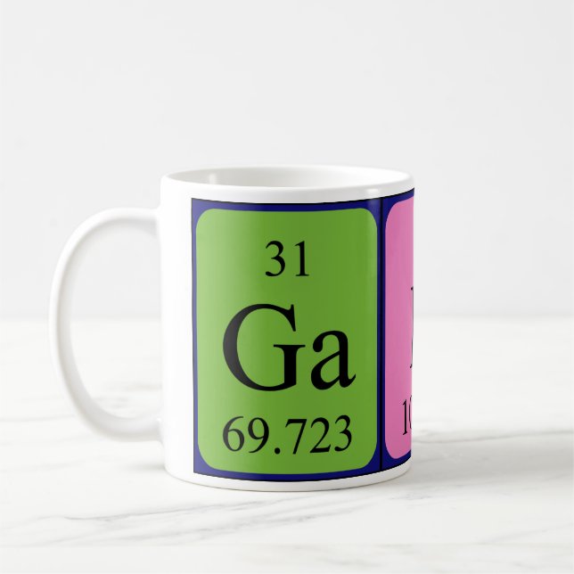 Gabi periodic table name mug (Left)