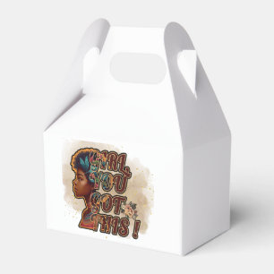 Gable Favour Box 4" x 2.5" x 5" Girl, You Got This