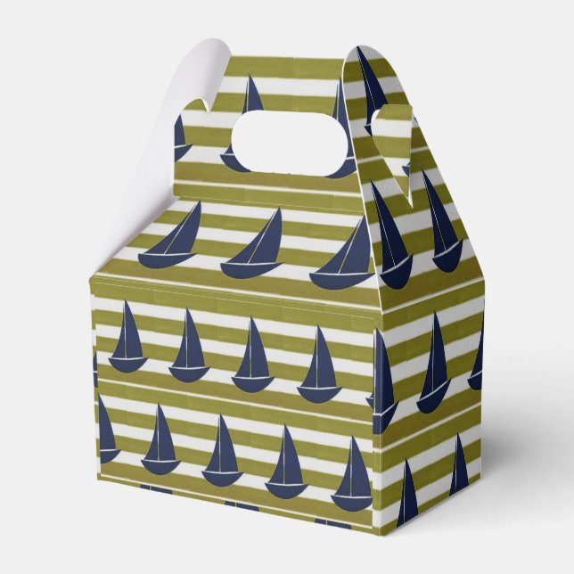 Gable Favour Box Sailboat (Front Side)