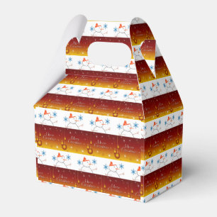 Gable Favour Box Snowman