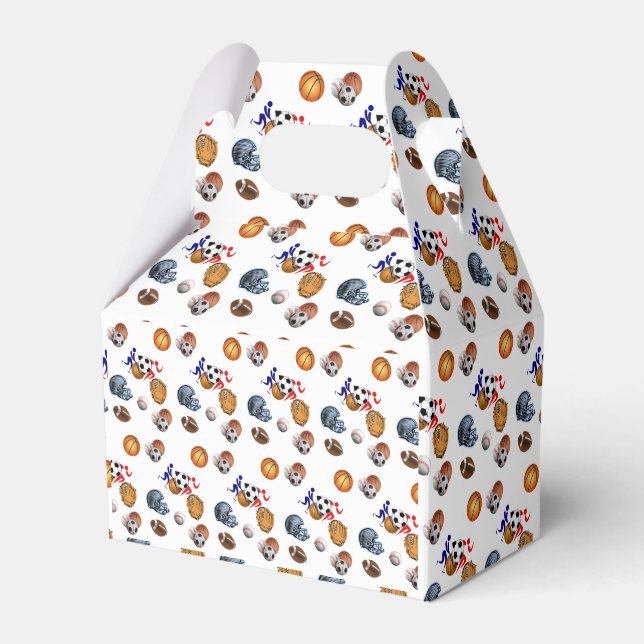 Gable Favour Box Sports (Front Side)
