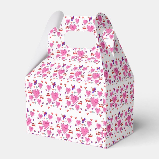 Gable Favour Box Valentine's Day (Front Side)