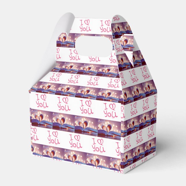 Gable Favour Box Valentine's Day (Front Side)