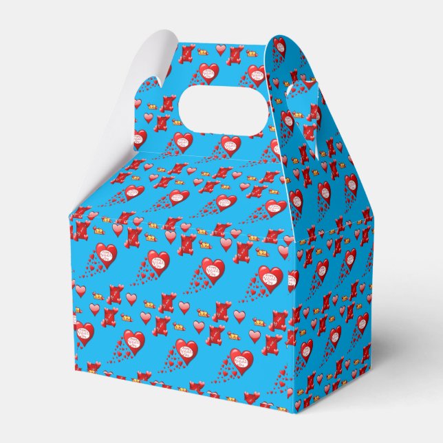 Gable Favour Box Valentine's Day (Front Side)