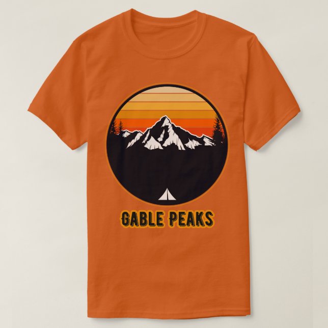 Gable Peaks  1 T-Shirt (Design Front)
