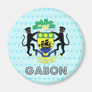 Gabon Coat of Arms Magnet