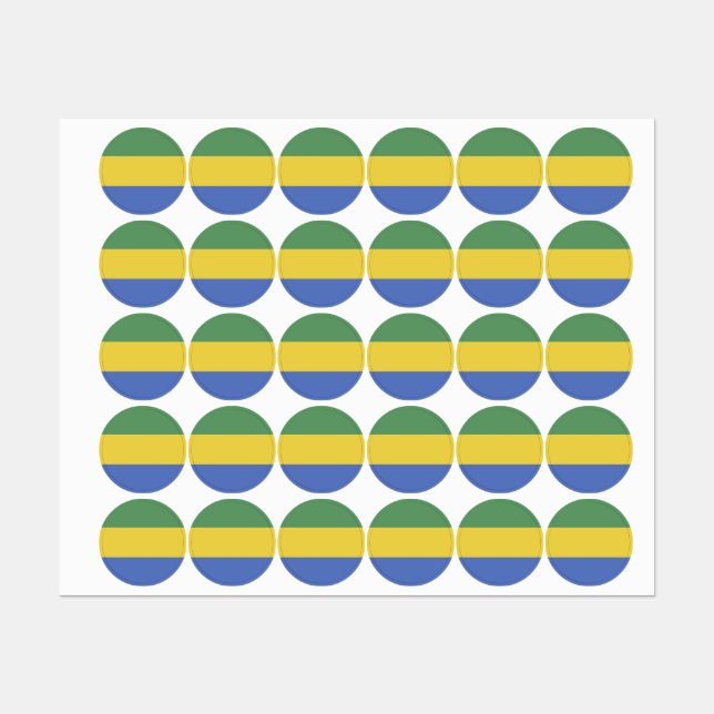 Gabon flag (Sheet)