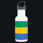 Gabon Flag 532 Ml Water Bottle<br><div class="desc">Patriotic flag of Gabon.</div>