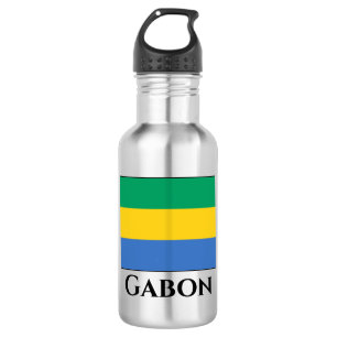Gabon Flag 532 Ml Water Bottle