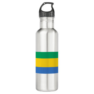 Gabon Flag 710 Ml Water Bottle