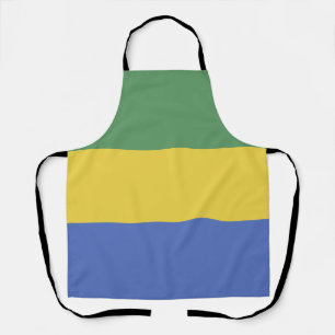 Gabon flag apron