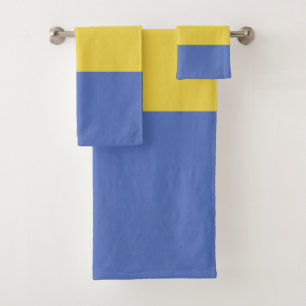 Gabon flag bath towel set