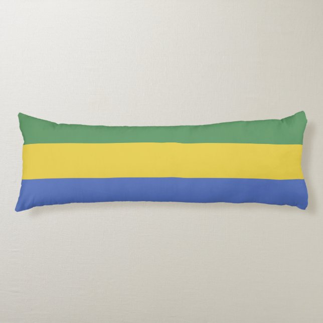 Gabon flag body cushion (Front)