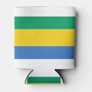 Gabon Flag Can Cooler