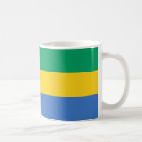Gabon Flag Ceramic Mug