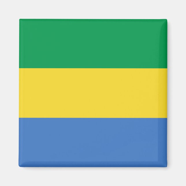 Gabon Flag Magnet (Front)