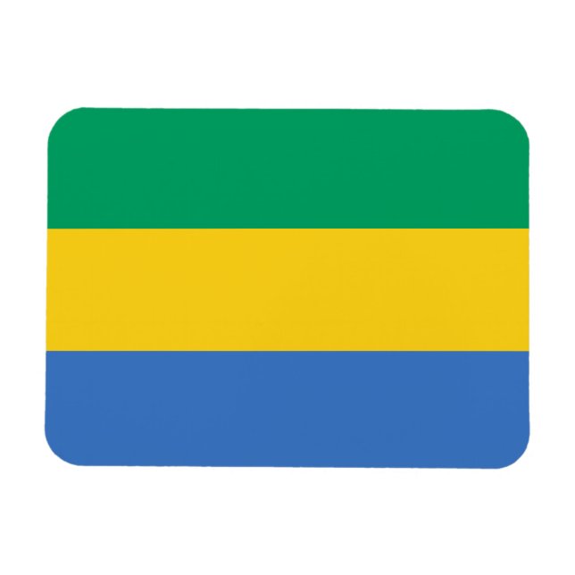 Gabon Flag Magnet (Horizontal)