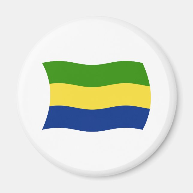 Gabon Flag Magnet (Front)