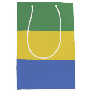 Gabon flag medium gift bag