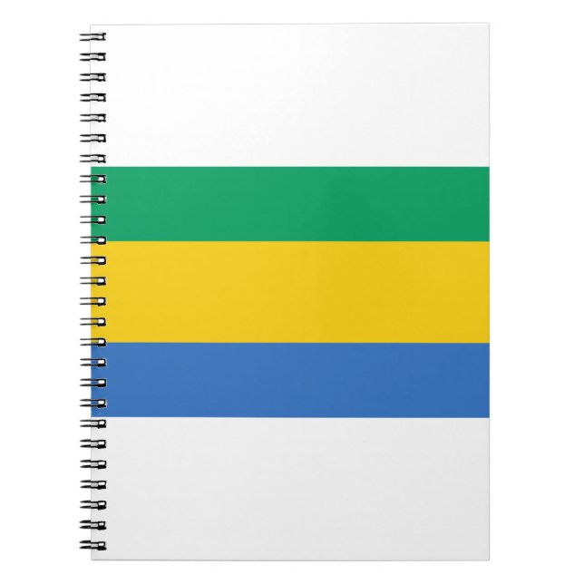 Gabon Flag Notebook (Front)