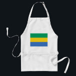 Gabon Flag Standard Apron<br><div class="desc">Patriotic flag of Gabon.</div>