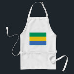 Gabon Flag Standard Apron<br><div class="desc">Patriotic flag of Gabon.</div>