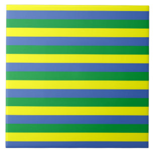 gabon flag stripes country symbol green blue yello tile