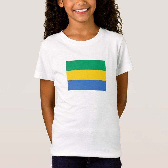 Gabon Flag T-Shirt (Front)