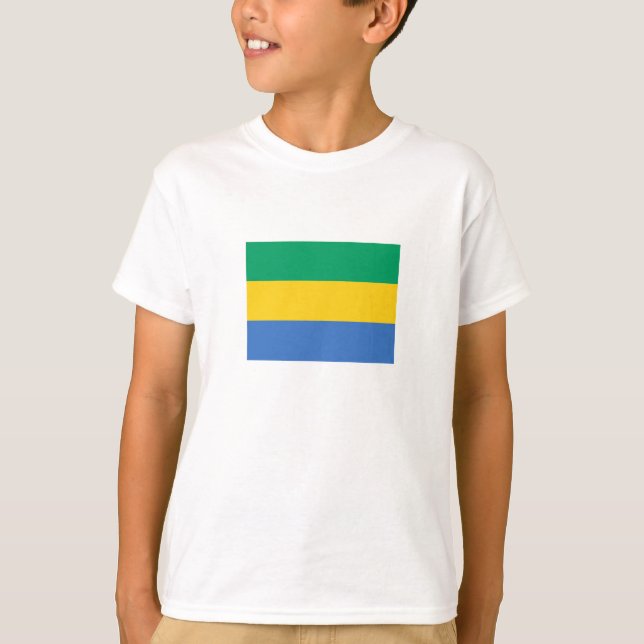 Gabon Flag T-Shirt (Front)