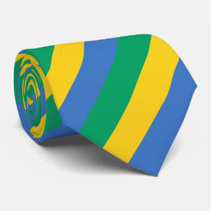 Gabon Flag Tie