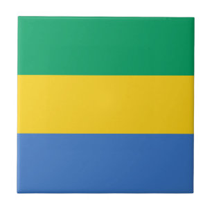Gabon Flag Tile