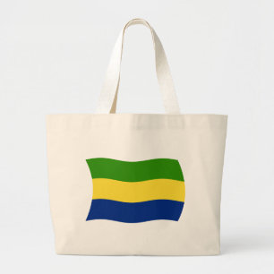 Gabon Flag Tote Bag