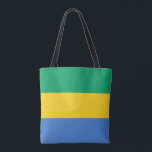 Gabon Flag Tote Bag<br><div class="desc">Patriotic flag of Gabon.</div>