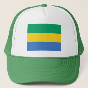 Gabon Flag Trucker Hat
