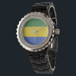 Gabon flag watch<br><div class="desc">An ideal gift for all those who are patriotic of their country!</div>