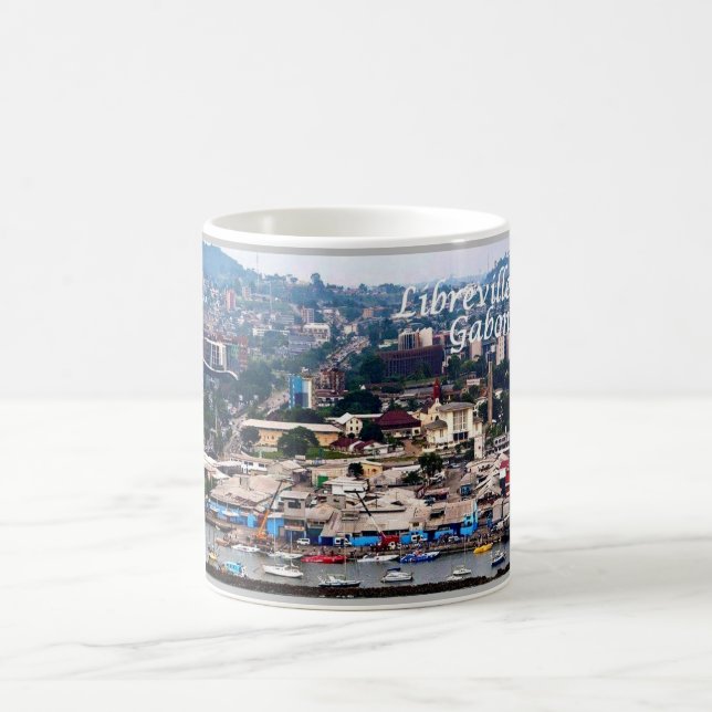 Gabon - Libreville - Coffee Mug (Center)
