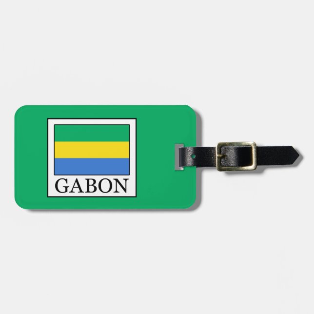 Gabon Luggage Tag (Front Horizontal)