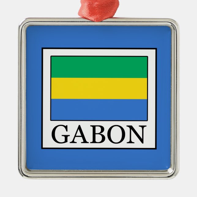 Gabon Metal Tree Decoration (Front)