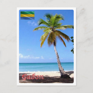 Gabon - Palmier - Postcard