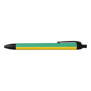 Gabonese Flag (Gabon) Black Ink Pen