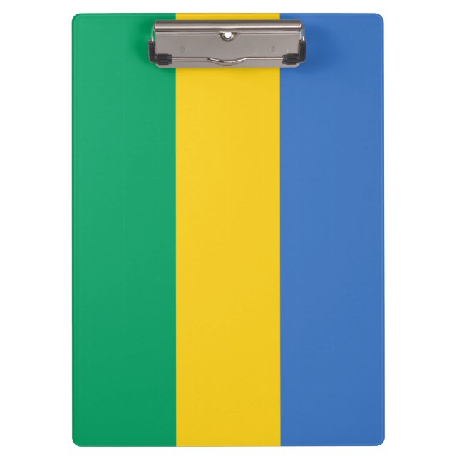 Gabonese Flag (Gabon) Clipboard (Front)