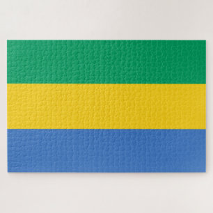 Gabonese Flag (Gabon) Jigsaw Puzzle