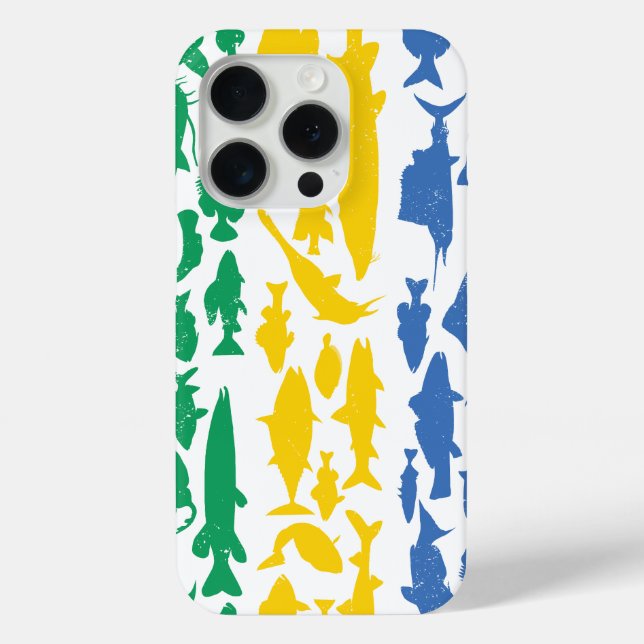 Gabonese Flag Made of Fish – Fishing Design Case-Mate iPhone Case (Back)