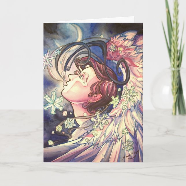 Gabriel Closeup greeting card (Front)