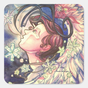 Gabriel Closeup Square Sticker