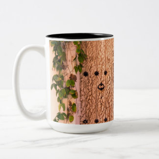 Gabriel Garcia Marquez Graffiti Two-Tone Coffee Mug